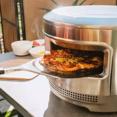 Solo Stove Pizza Oven with pizza